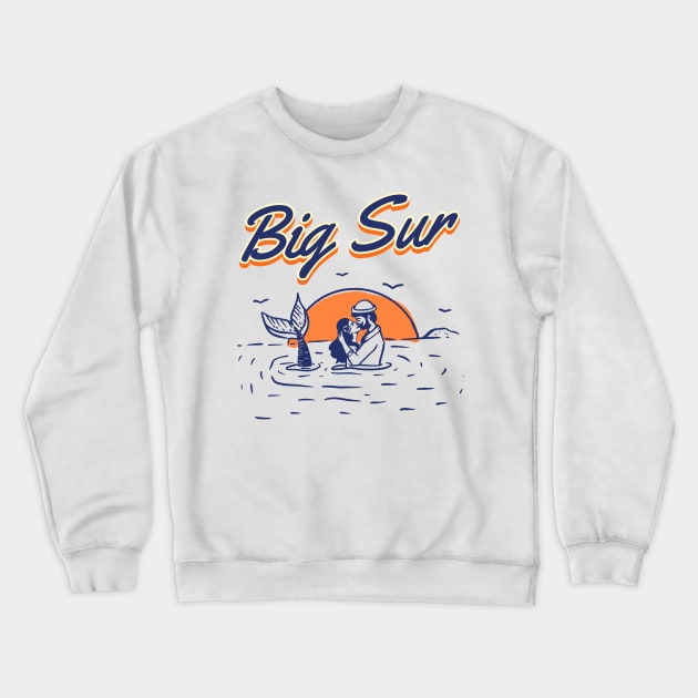 Big Sur Lover Crewneck Sweatshirt by Big Sur California 